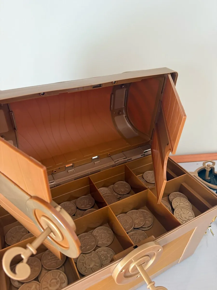 Large Ryan’s World  Pirate Treasure Chest and Boat - Image 4