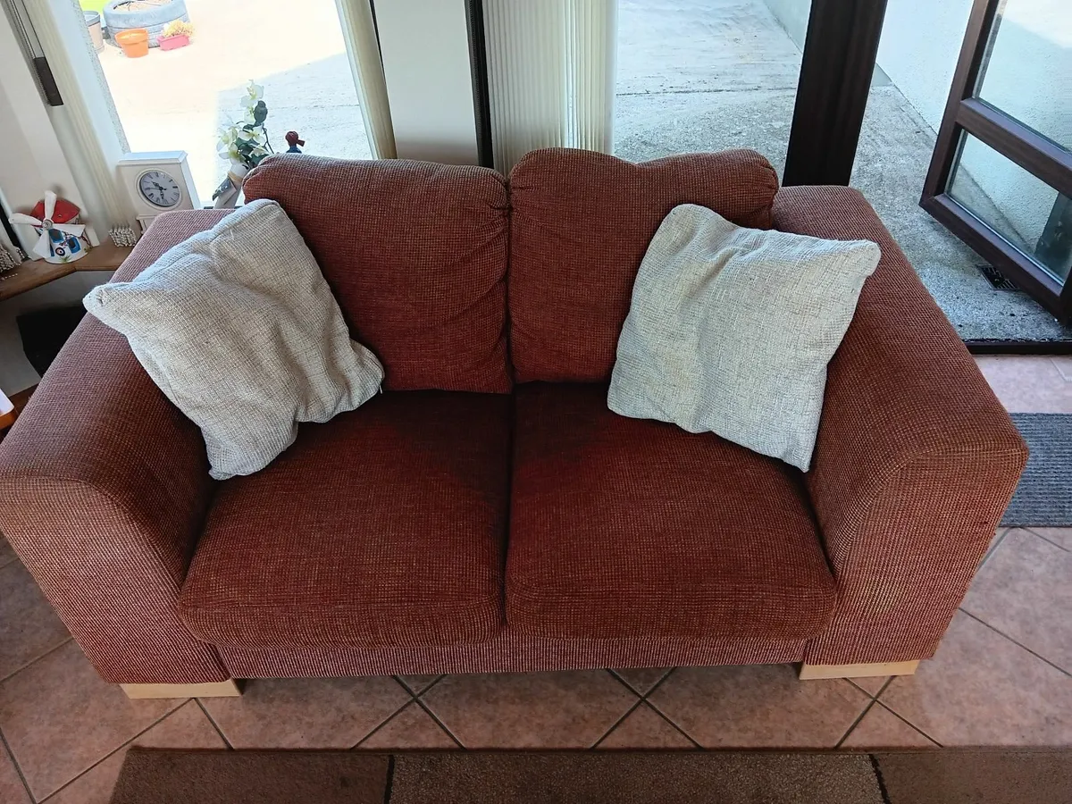 2  two seaters easy living sofas - Image 1