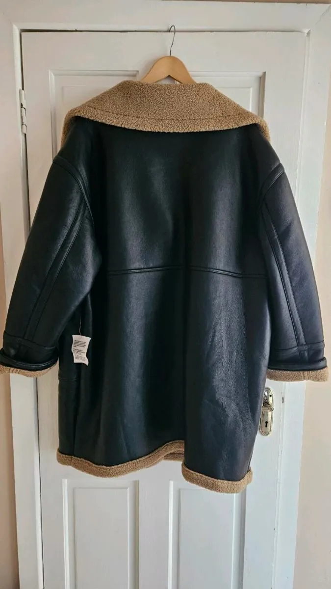 Topshop faux leather coat - Image 2