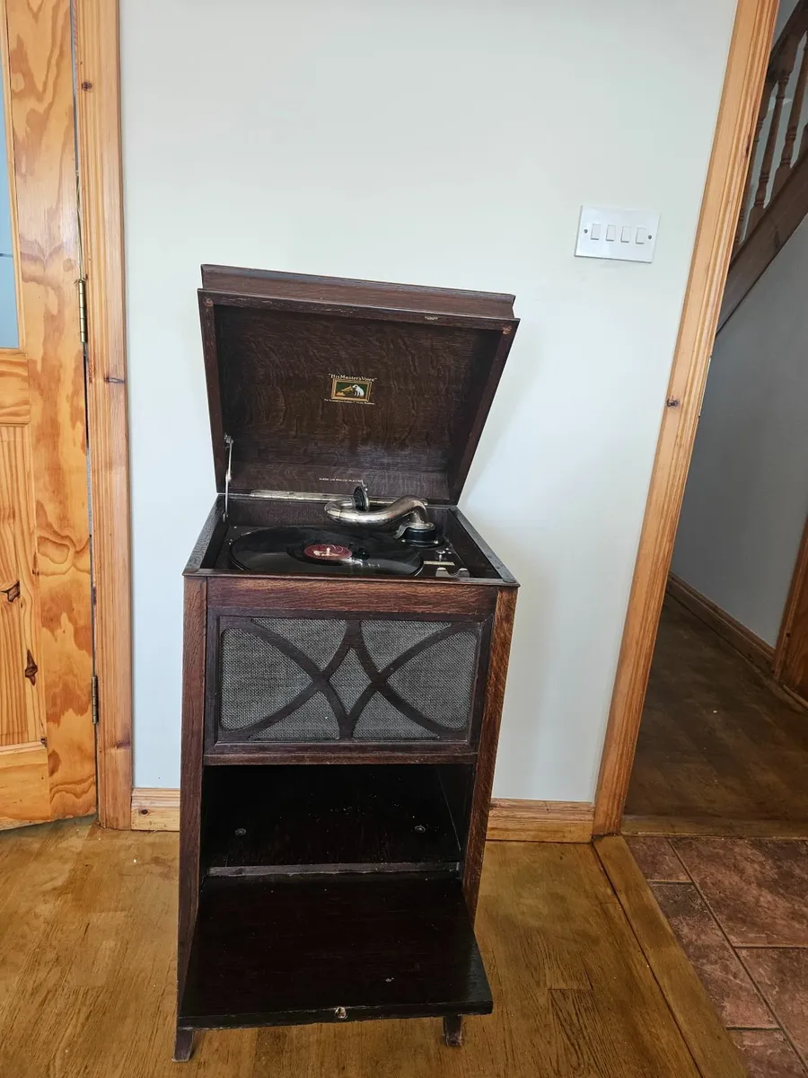 Vintage 'His Master's Voice' Gramophone - Image 2