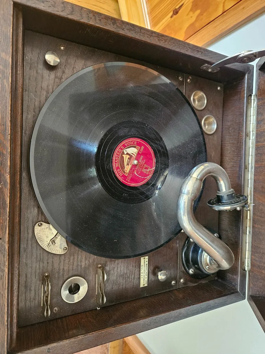 Vintage 'His Master's Voice' Gramophone - Image 3