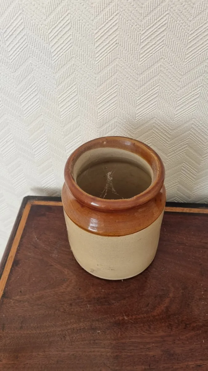 Vintage Stoneware Glazed Jug - Image 2