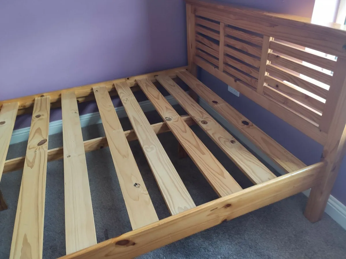 King size bed frame - Image 4