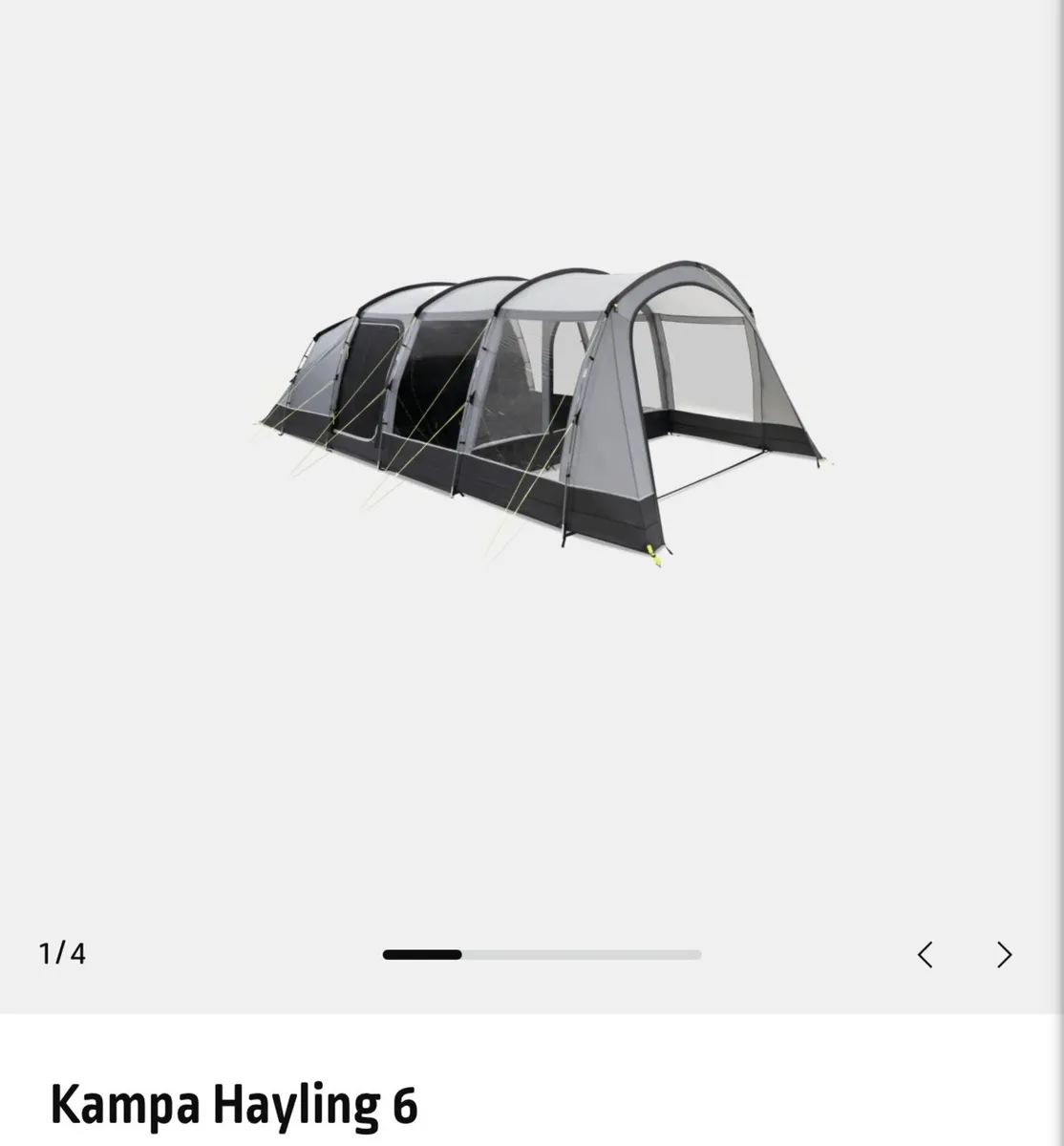 Kampa Hayling 6 tent - Image 1