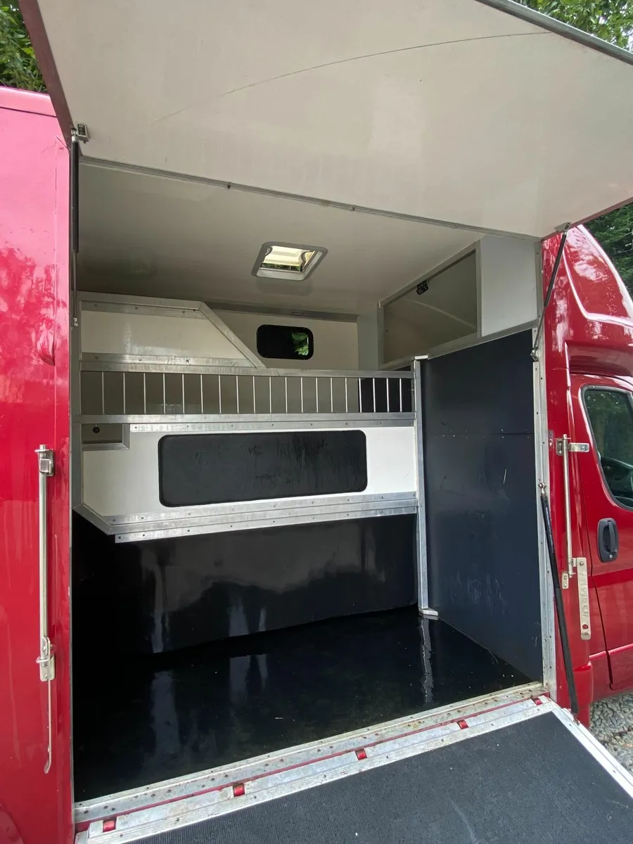 161 Peugeot Boxer 2 Horse Van - Image 3