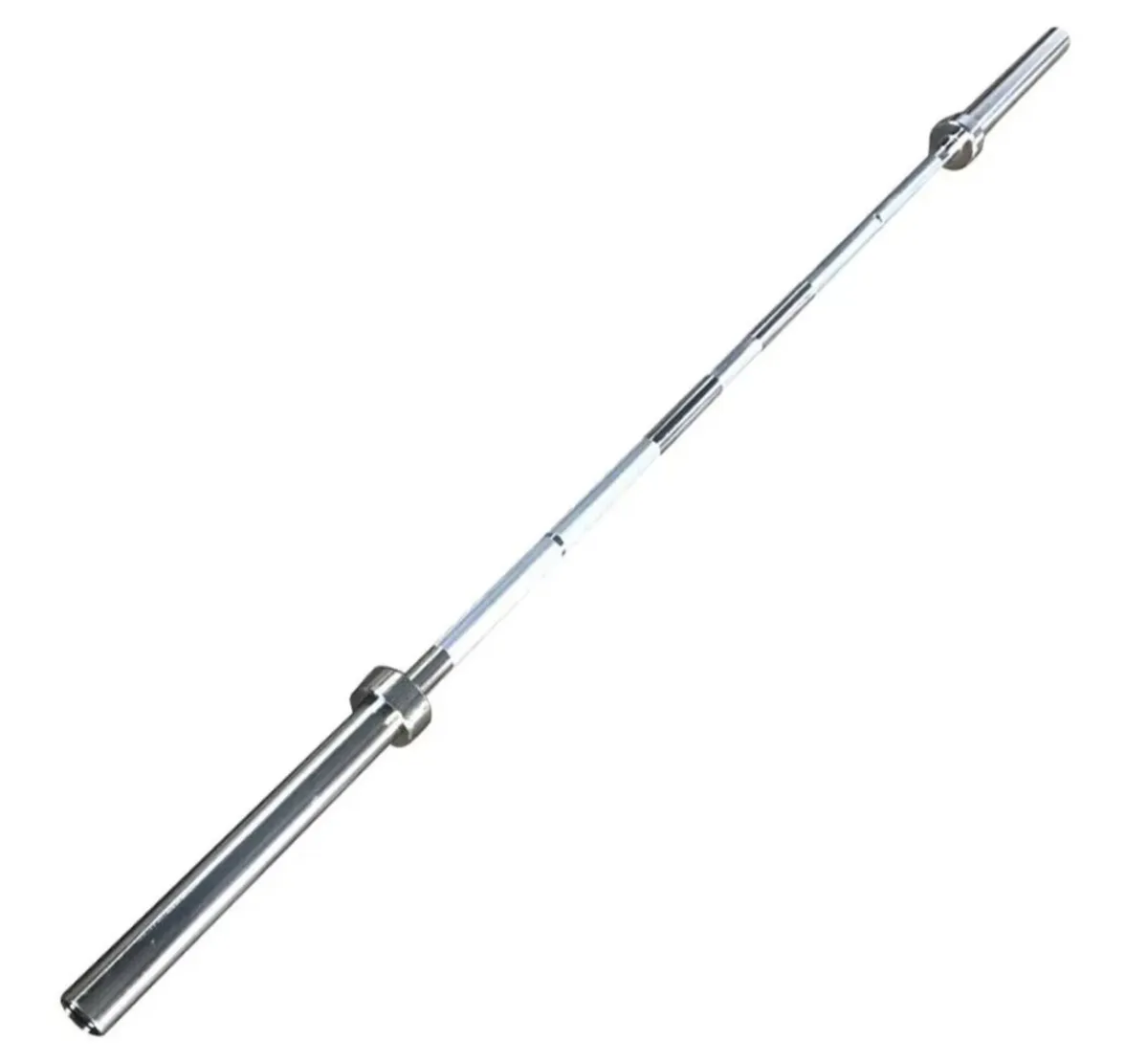 Olympic Barbell, Plates, Rack, Dumbbells, & Bench - Image 3