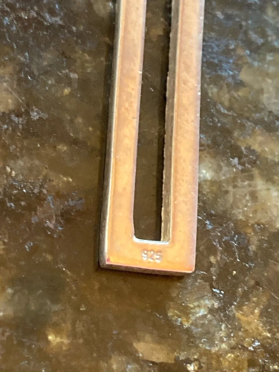 Sterling silver cross pendant - Image 4