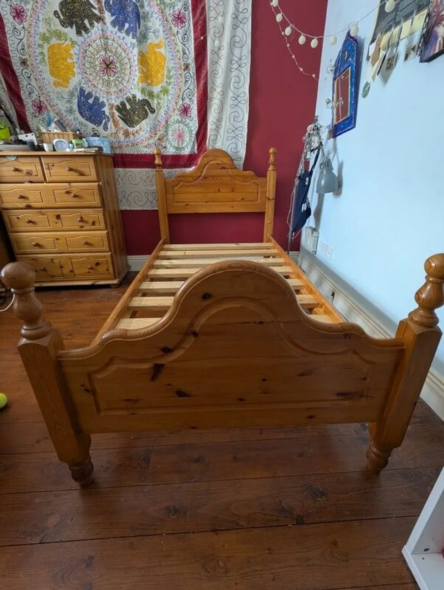 Wood Single Bed Frame - Image 1