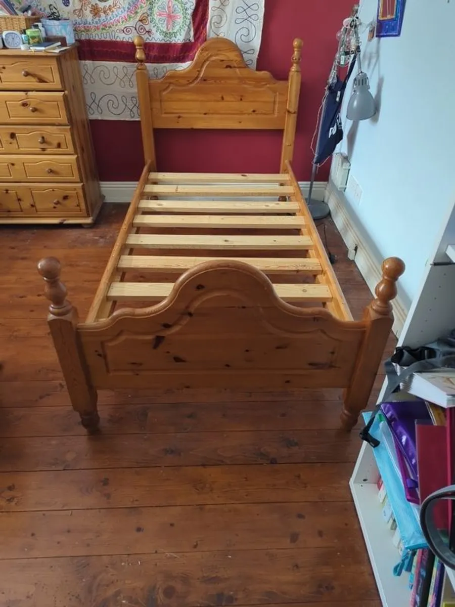 Wood Single Bed Frame - Image 3