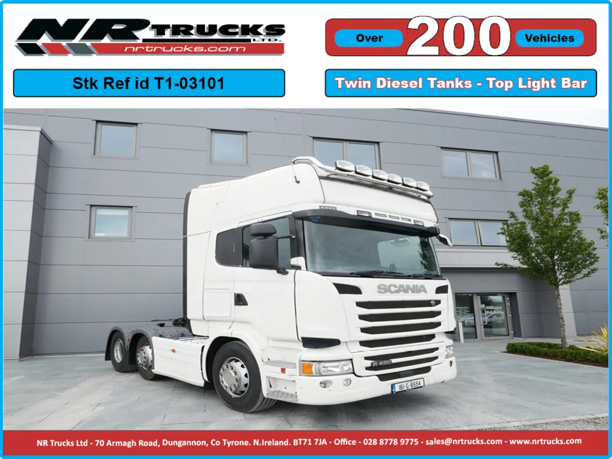 Scania R450 Topline 6x2 Midlift  2pd Auto - Image 1