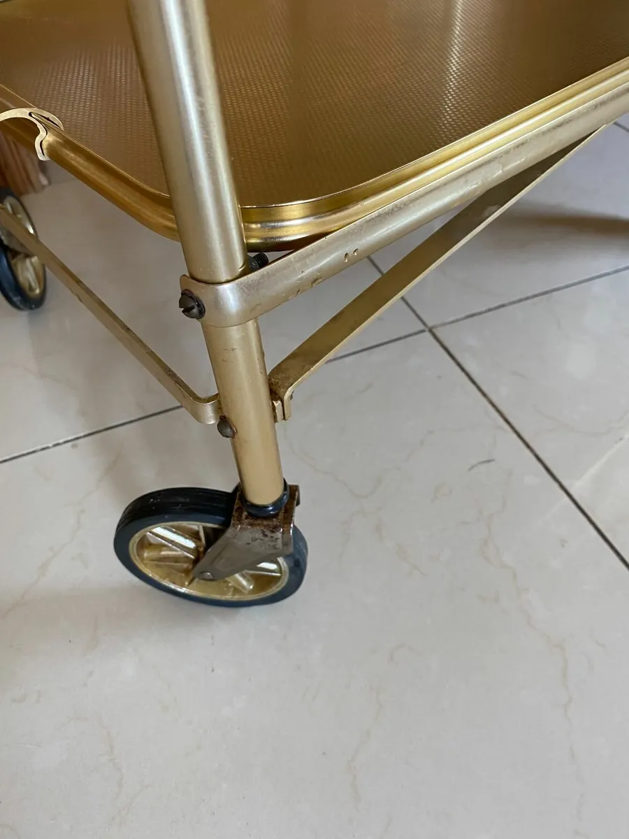 Vintage 1970s Serving / Drinks Trolley, - Image 3