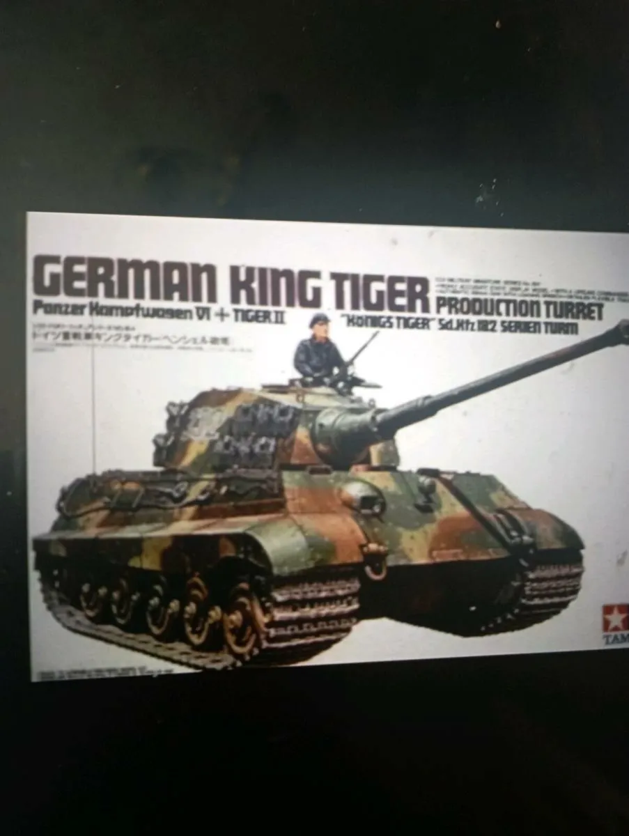 GERMAN KING TIGER NORMANDY 1944  MILITARY MODLE - Image 3