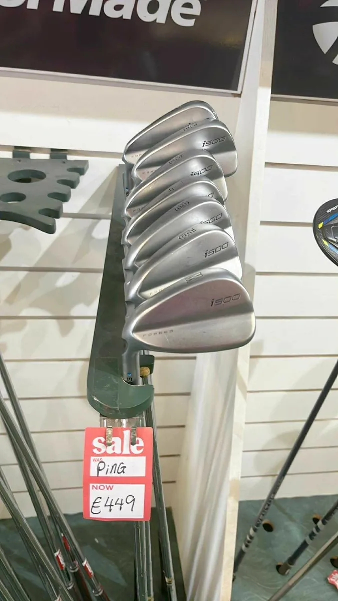Ping i500 Forged LEFT 4-PW Dynamic gold x100 €449 - Image 3