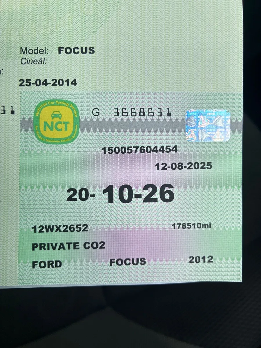Ford focus… NEW NCT…. - Image 2