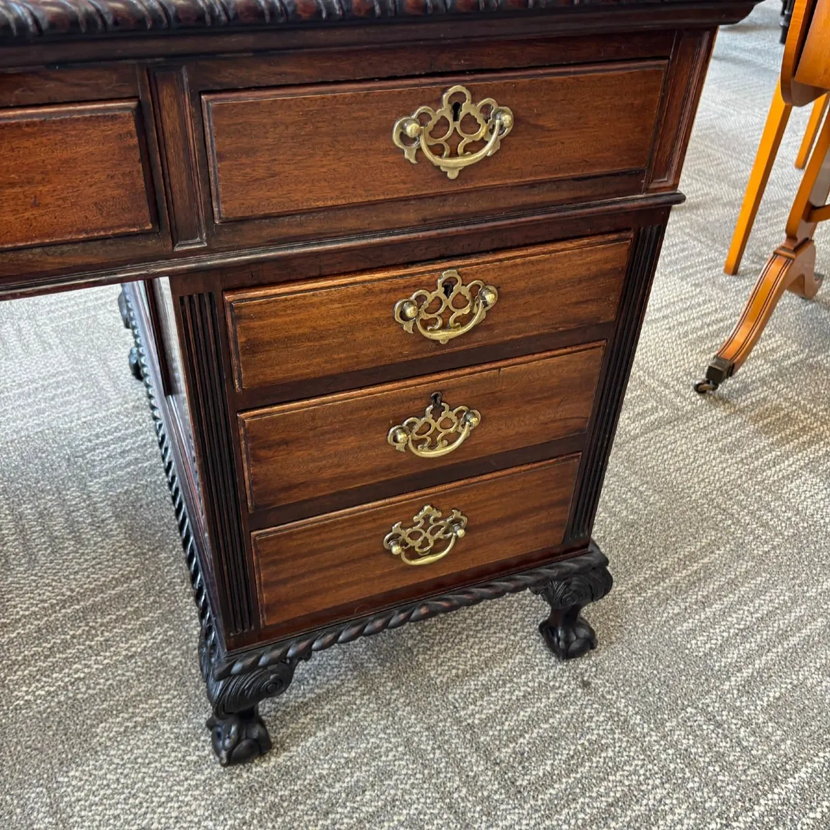 Beautiful Maple & Co. London antique roped edge le - Image 4