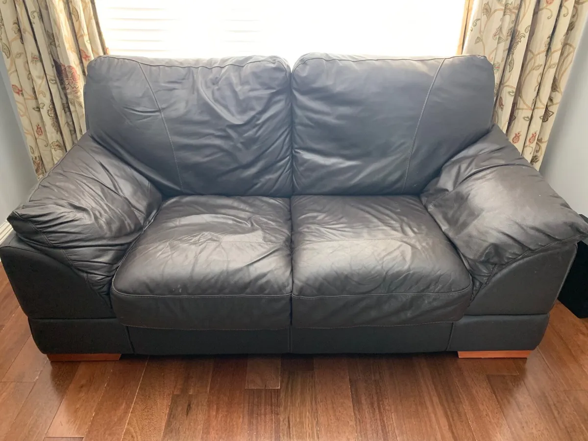 Soft leather sofa
