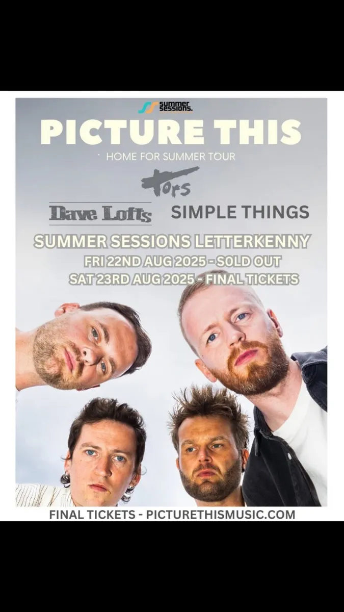 4 Picture this tickets