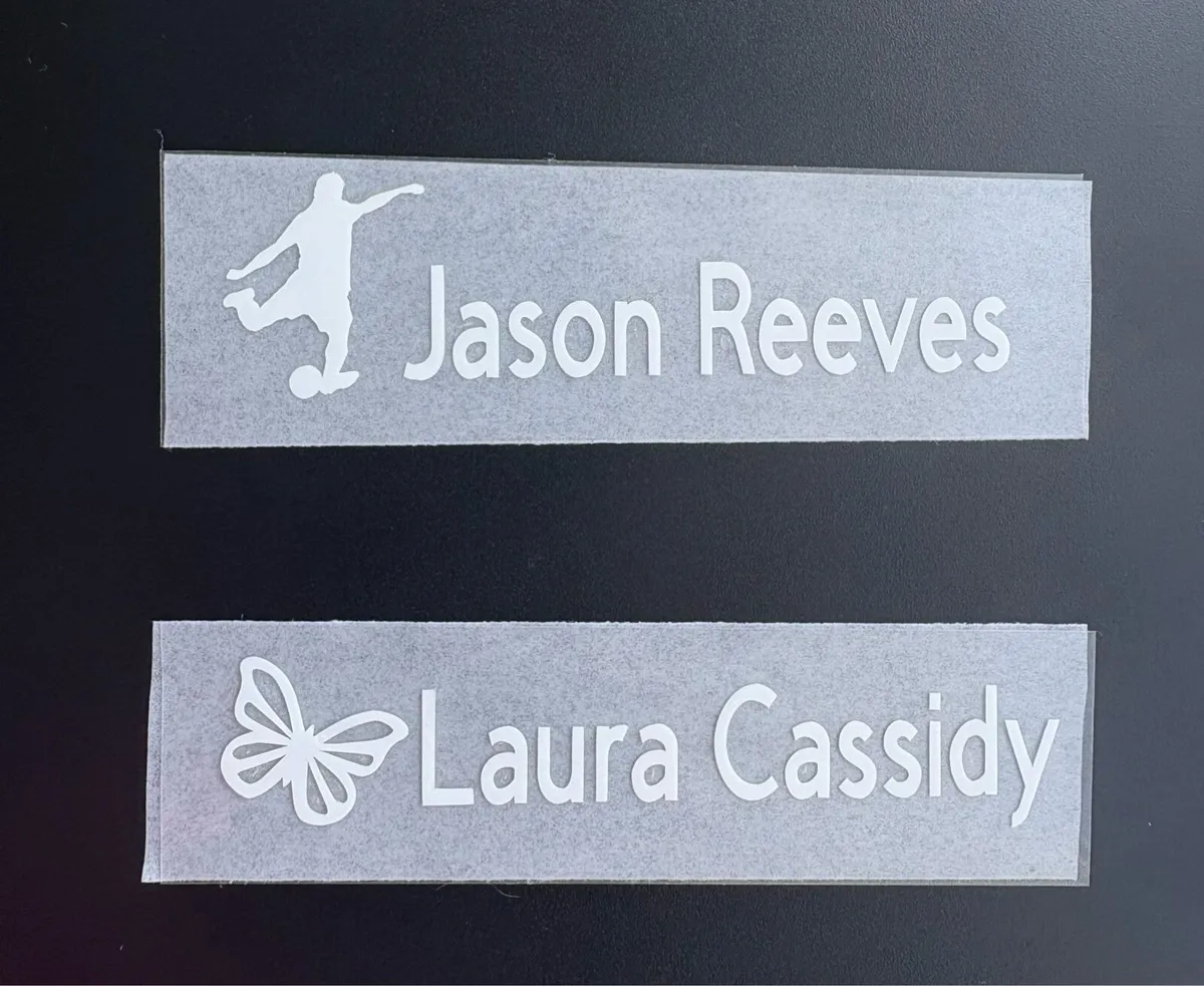 Iron on clothes labels personalised - Image 1