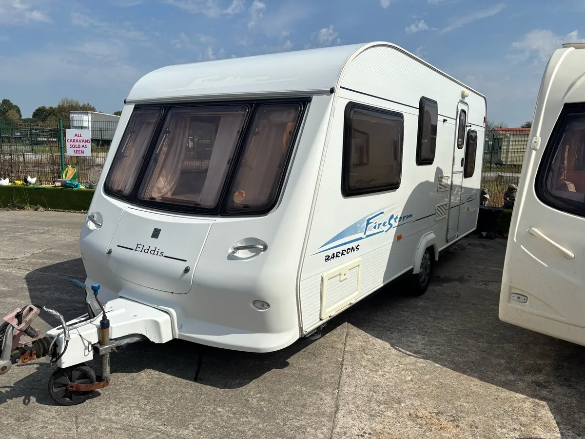 Elddis firestorm 5 berth caravan - Image 1
