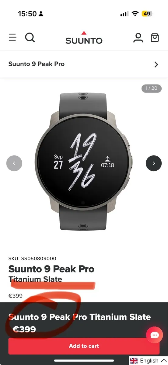 SUUNTO WATCH 9 PEAK PRO TITANIUM SLATE - Image 4