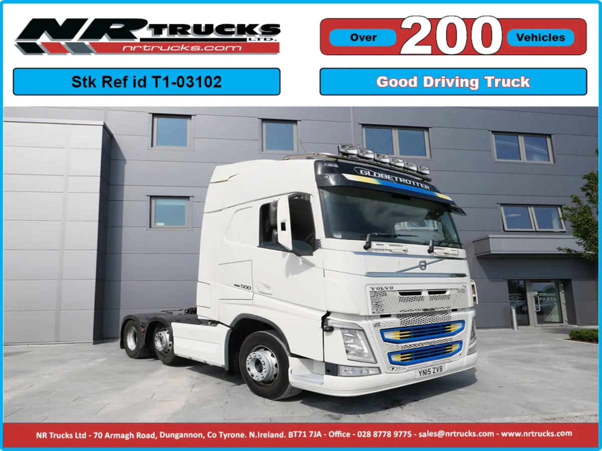 Volvo FH13 500 Globetrotter 6x2 Midlift Ishift - Image 1