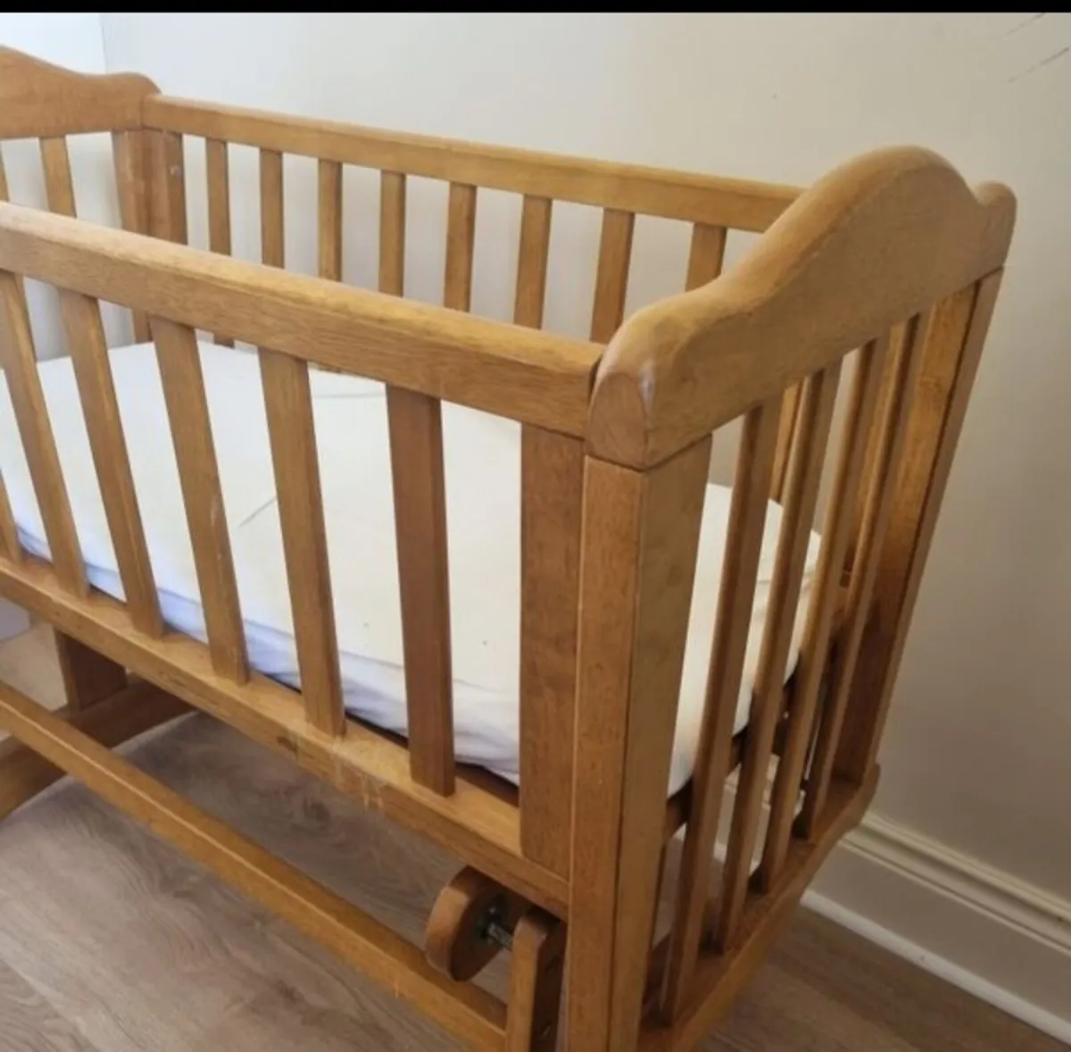 Wooden Rocking Crib - Image 2