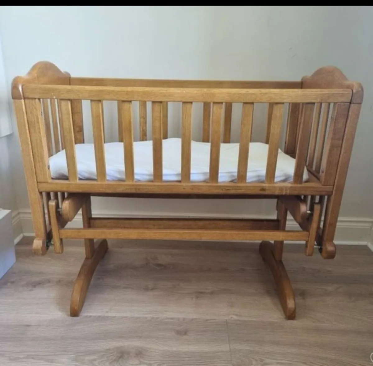 Wooden Rocking Crib - Image 1