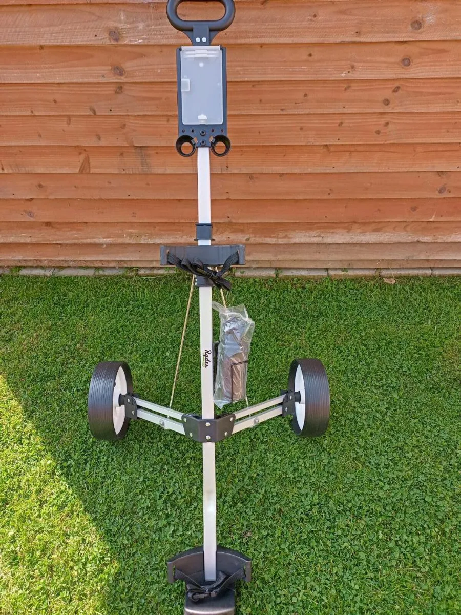 New Ryder golf trolley never been used - Image 1