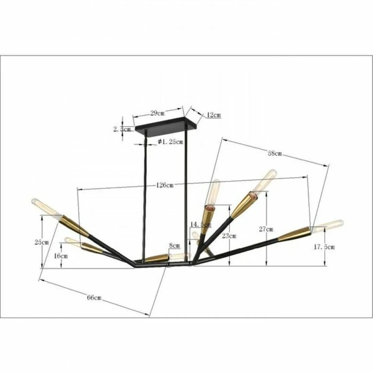 Kare Design ceiling light new in Box Rose Gold - Image 4