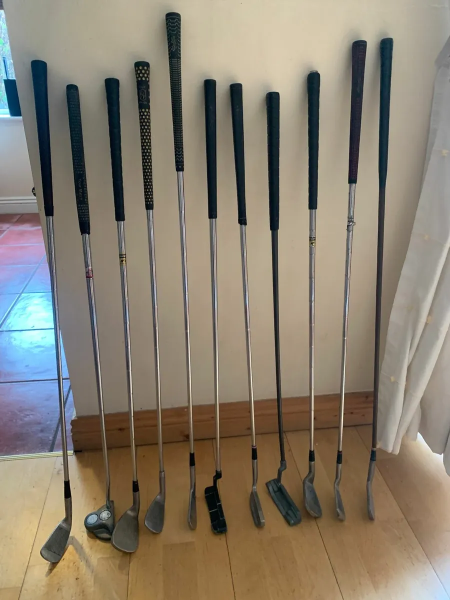 A Collection Of Golf Clubs - Image 1