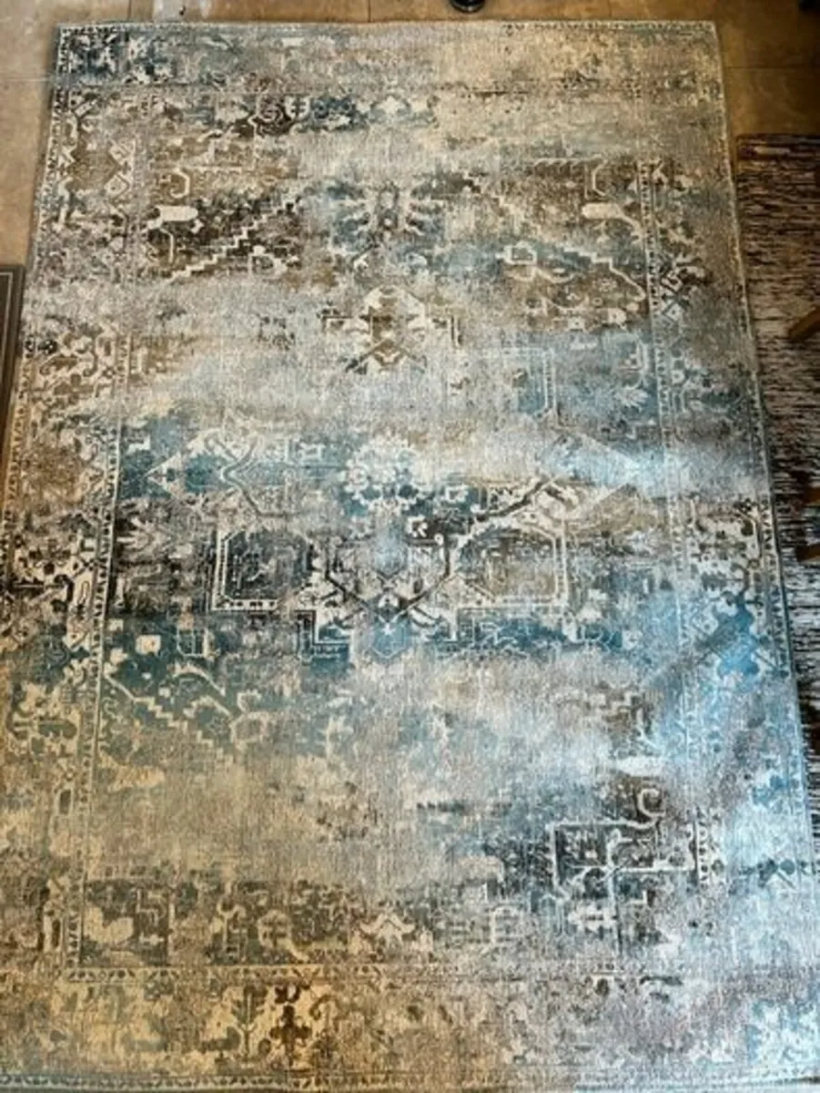 Louis De Poortere Rug 170x240cm Blue Brand New - Image 1