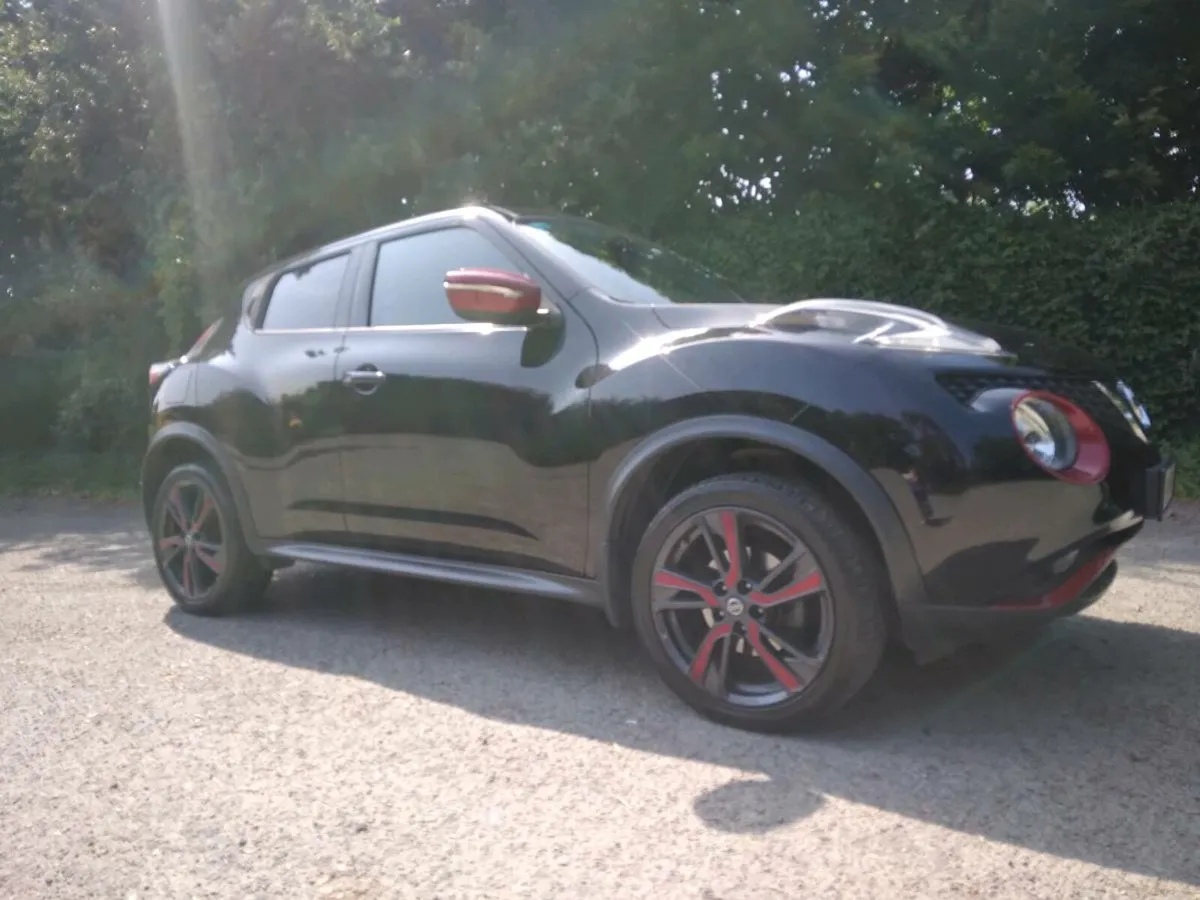 2016 Nissan Juke 1.2 SV Red. Very Low Mileage. FSH - Image 1