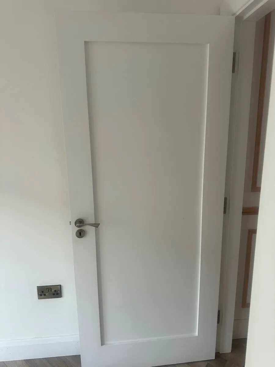 Modern white shaker interior door - Image 3