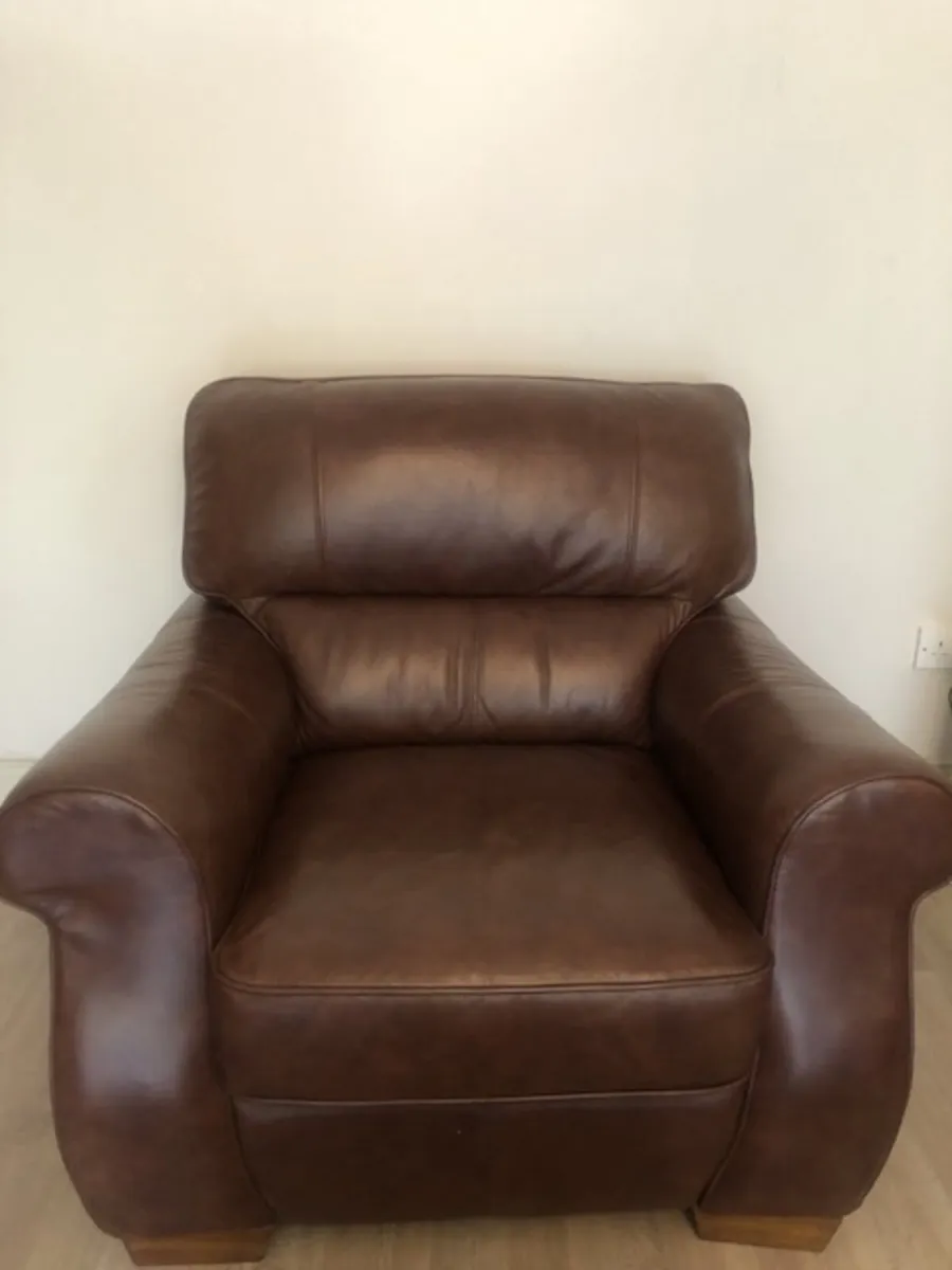As new single Leather Arm Chair