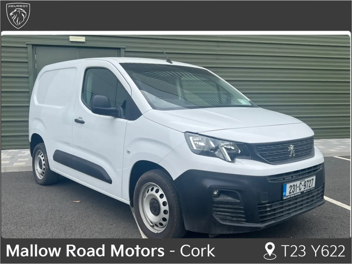 Peugeot Partner + VAT,   ACTIVE PLUS 1.5 BLUE H + - Image 1