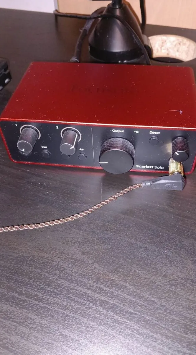 Audio Interface - Focusrite Scarlett Solo - Image 1