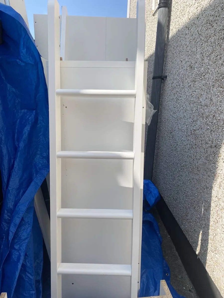IKEA loft bed, desk and wardrobe combo - Image 2