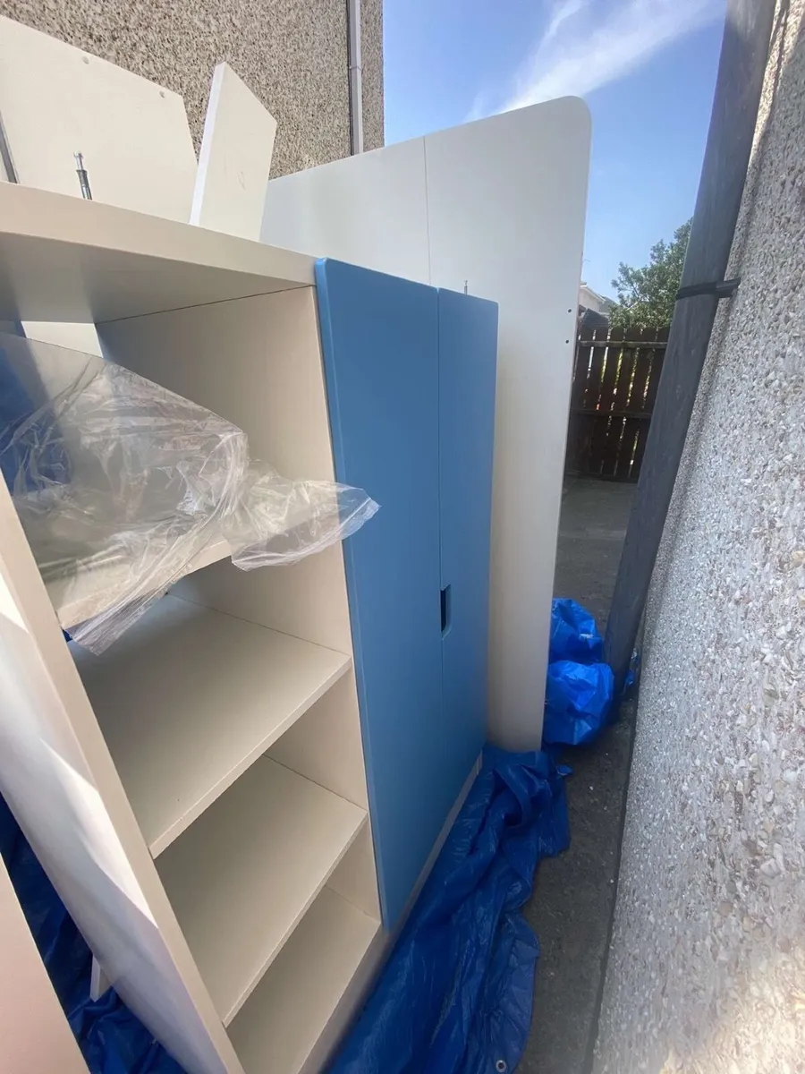 IKEA loft bed, desk and wardrobe combo - Image 3