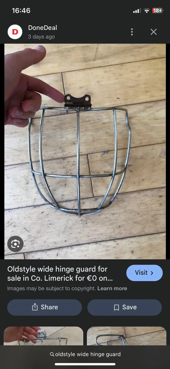 🚨 WANTED 🚨 oldstyle wide hinge guard - Image 1