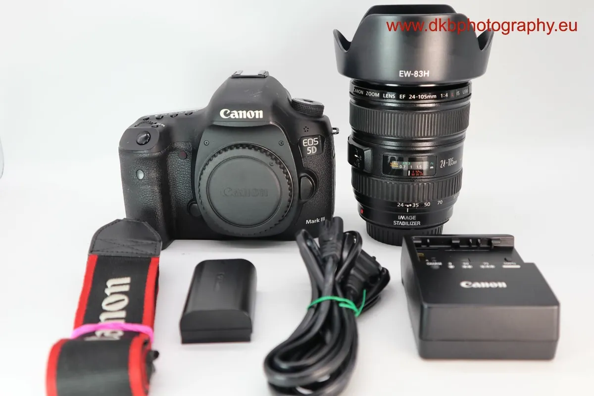 CANON 5D MK 3 CAMERA & EF 24-105mm F4L IS USM LENS - Image 1