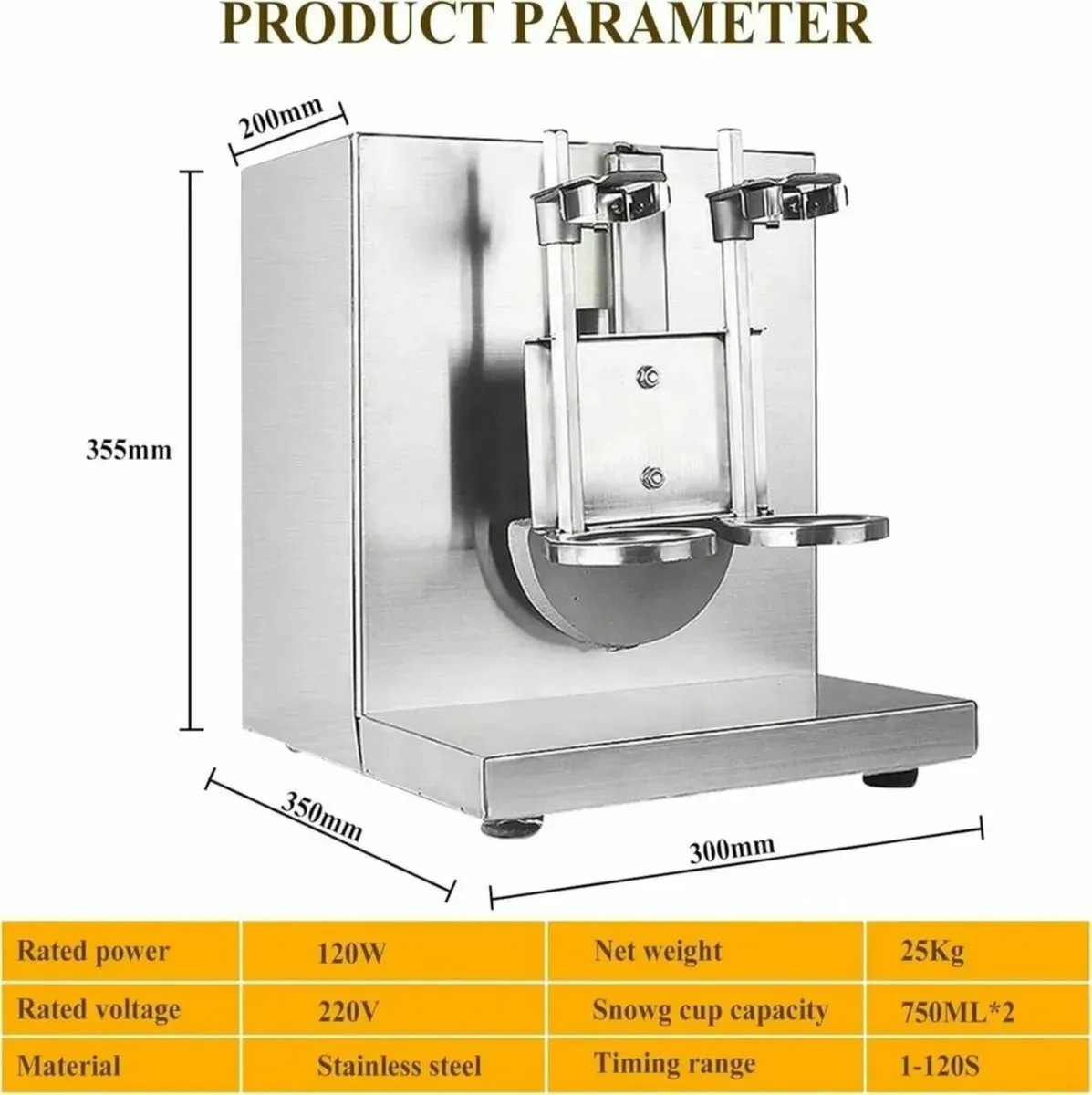 Bubble Tea Milkshaker Automatic & Commercial  Use - Image 2