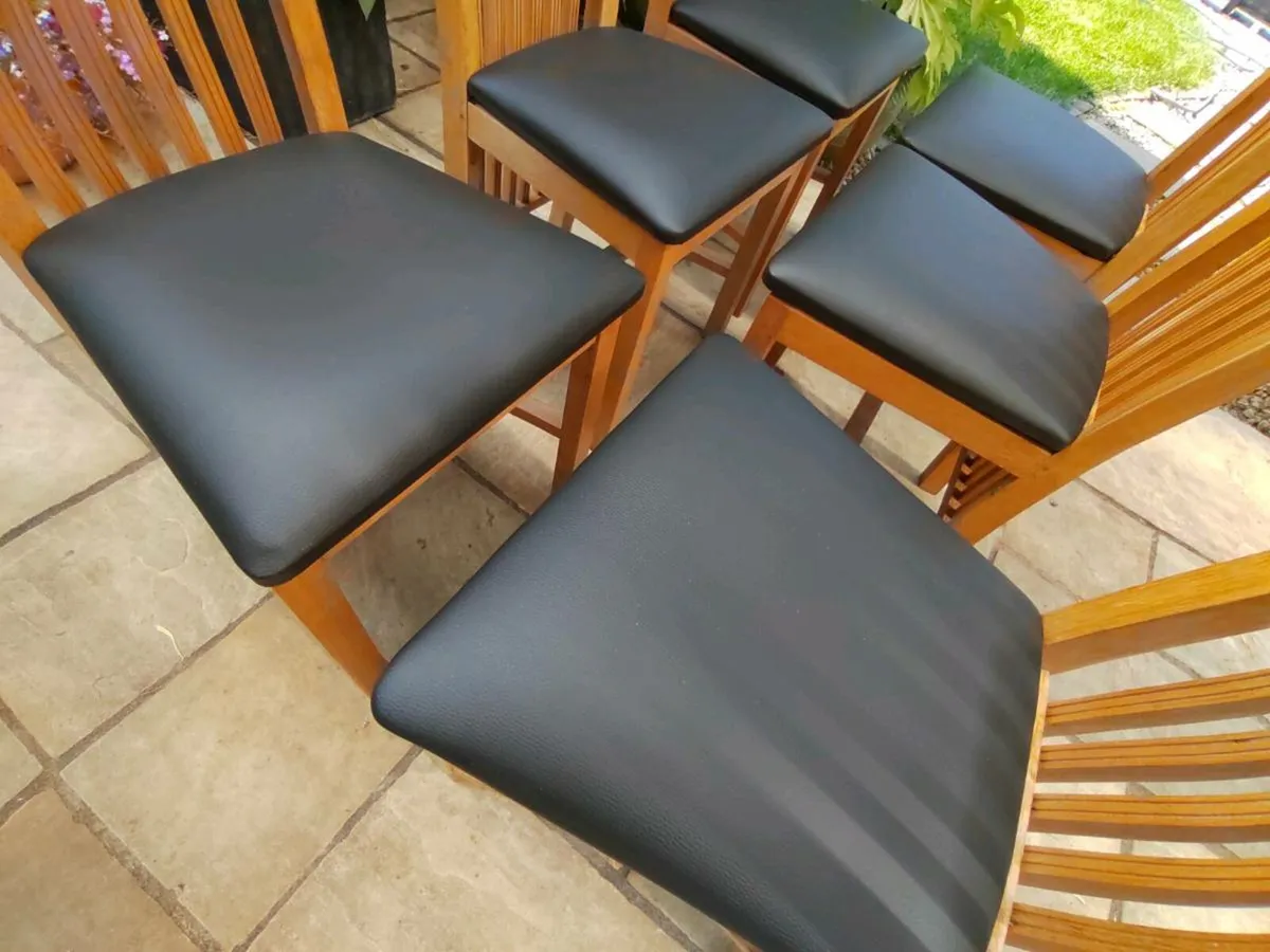 6 kitchen dining chairs - Image 4