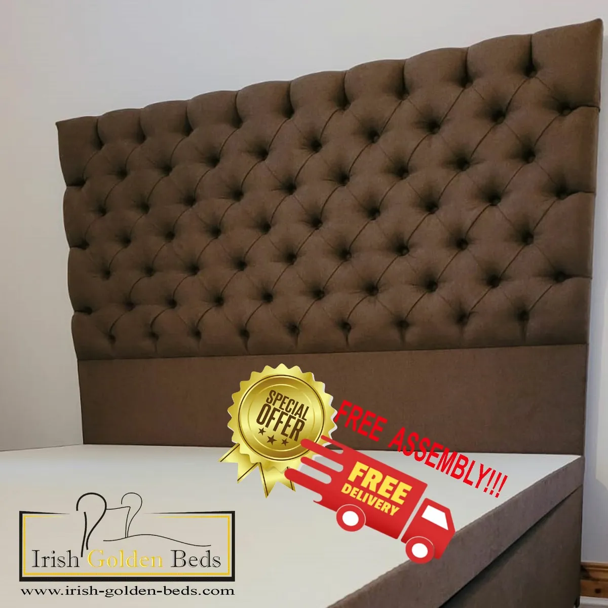bed frame and headboard, free delivery - Image 4