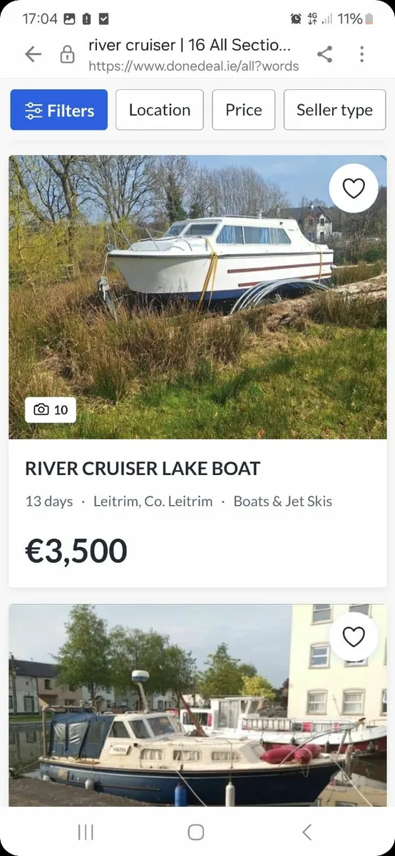 BOAT RIVER CRUISER LAKE CRUISER - Image 1