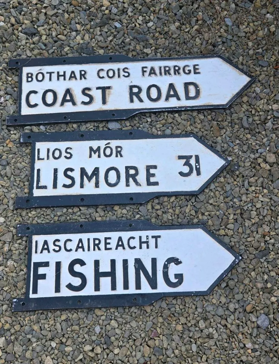 Old  Original road signs FOR SALE - Image 2