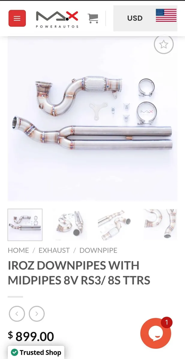 Iroz Motorsport Downpipe + Midpipes - Image 3