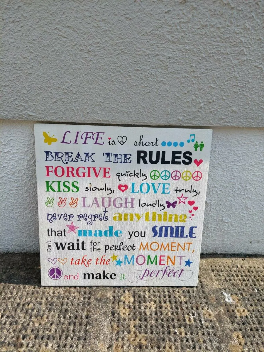 Wooden Inspirational Art Piece - Image 3