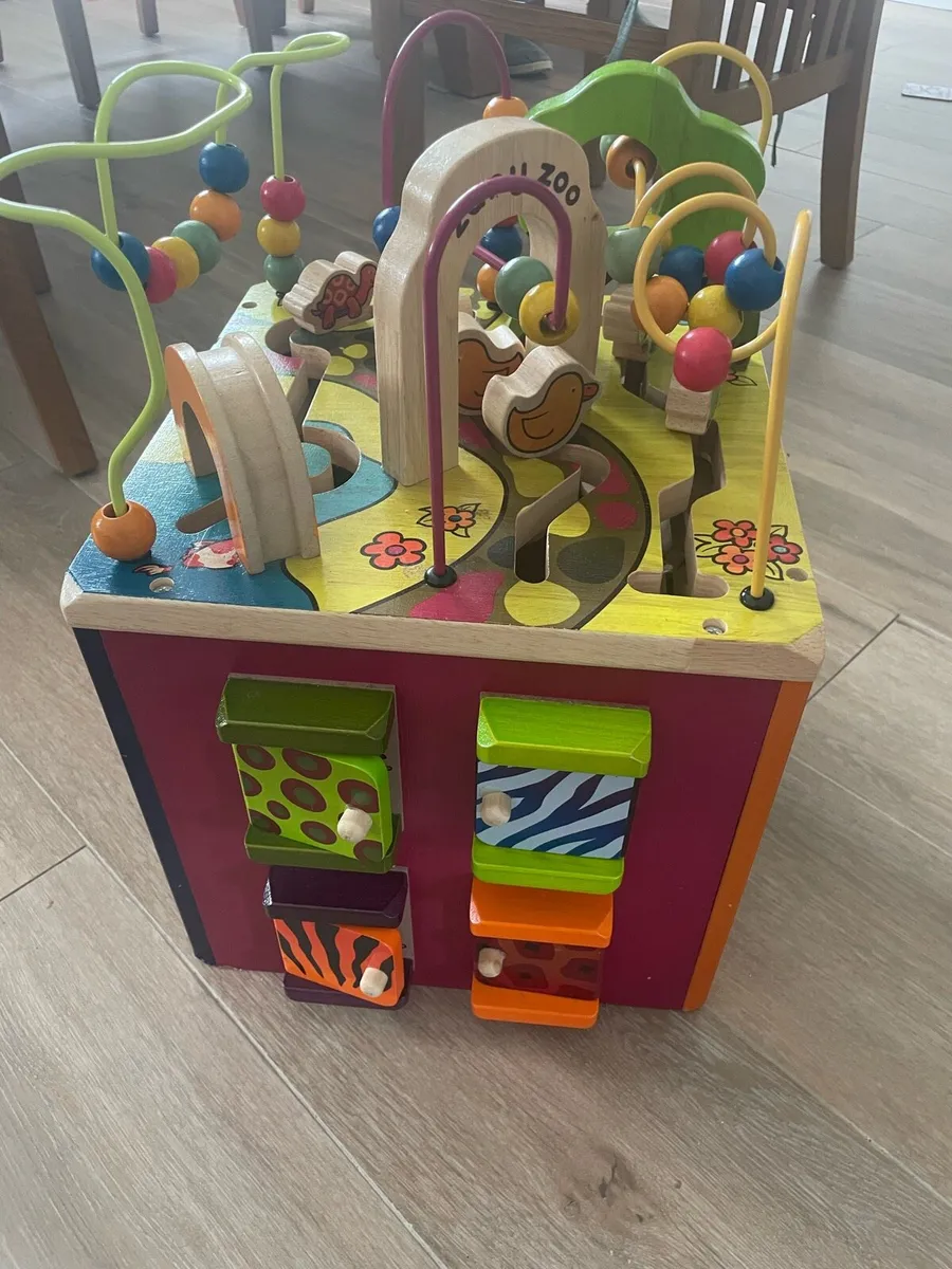 Zany Zoo Wooden Activity Cube Assortment - Image 2