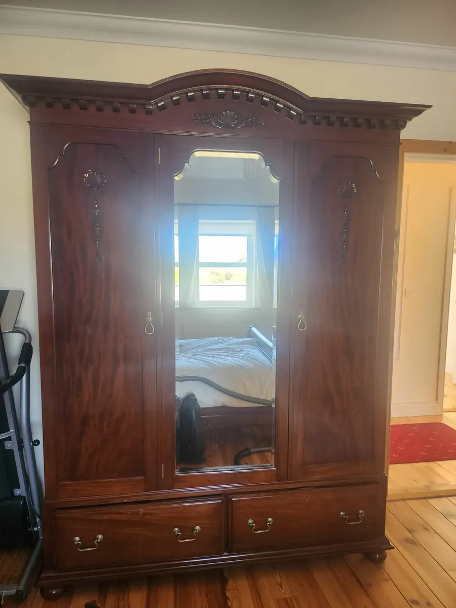 Antique Mahogany Wardrobe