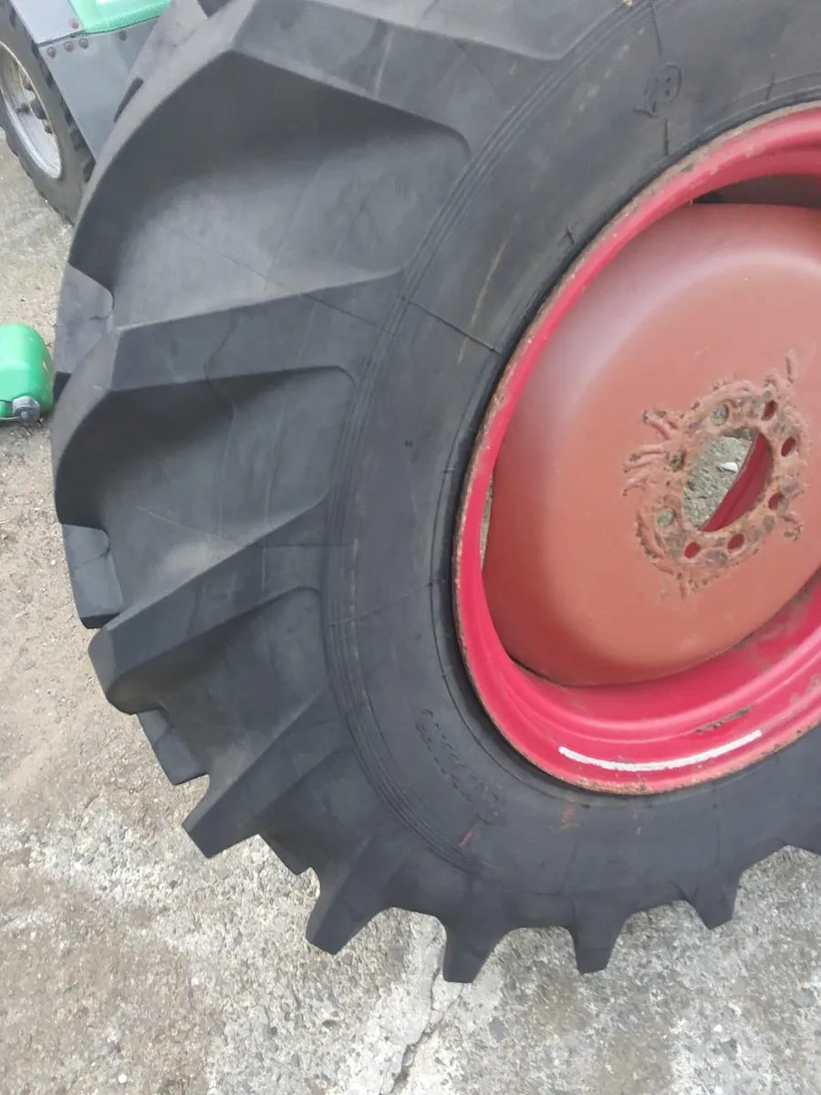 Tractor Wheels & Tyres & Massey Duncan cab Door - Image 1